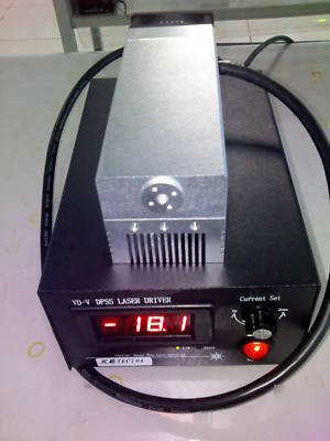 1000MW 532NM dpss laser+analog/ttl+power supply+tec+fan