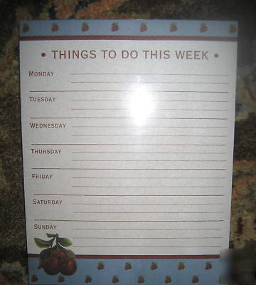 Cherry orchard jumbo weekly magnetic planner by lang