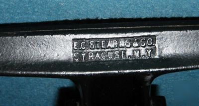 Antique e c stearns & co syracuse n y saw vise clamp 