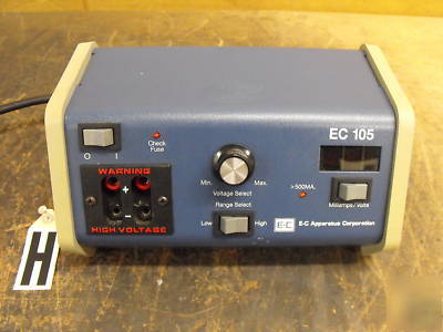 Ec apparatus corporation power supply model# ec 105