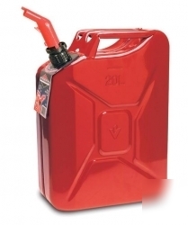 Nato metal fuel gas jerry can carb 20 liter 5 gal wedco