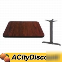 New reversible 30 x 60 table top restaurant tables