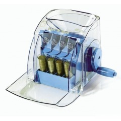 Royal sovereign sort n save manual coin sorter, clear 