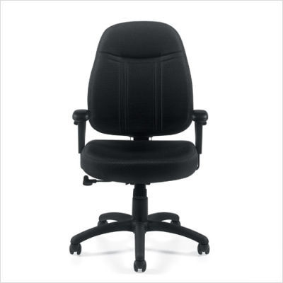 Offices to go fabric tilter chair with adjustable arms