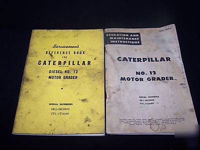 Caterpillarrepair book N0 12 motor grader 9K 7T series