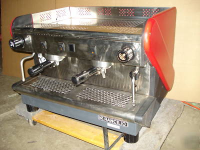 Commercial c-top rancilio 2 bar espresso latte machine 