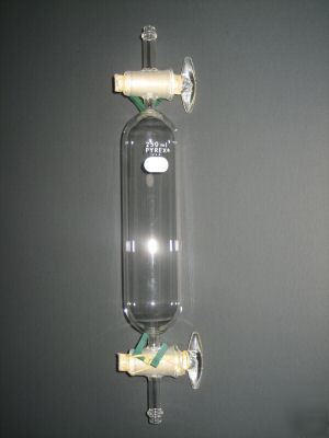 New gas collecting tube, 250ML pyrex 9500 dual stopcock