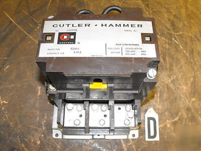 Cutler-hammer contact kit# C32KN3 3 phase 200 amp max 