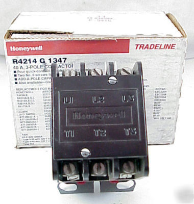 Honeywell definite purpose contactor R4214G1347 40A