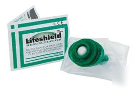 Lifeshield resuscitator with mouth piece quantity x 10