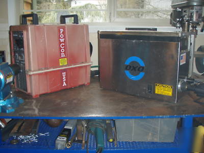 Powcon 400SS welder with oxomatic wire feeder