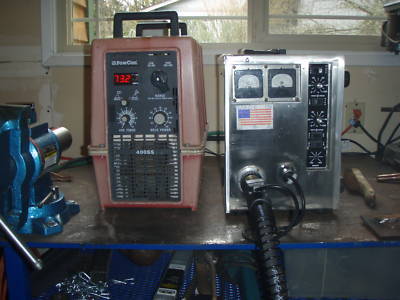 Powcon 400SS welder with oxomatic wire feeder