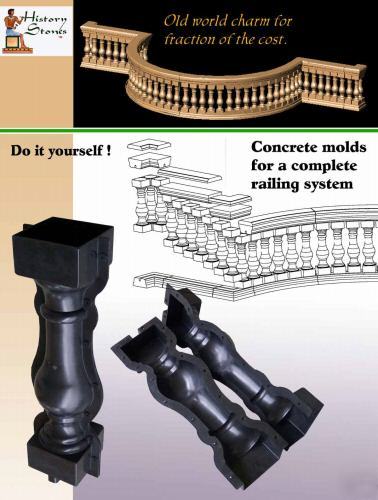 One baluster mold