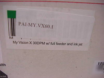 Panini my vision x usb digital check scanner