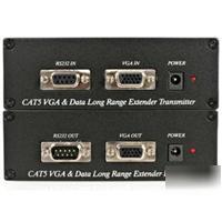 Startech converge a/v vga & rs-232 cat 5 extender - ...