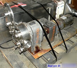 Used- waukesha vertical rotary positive displacement pu