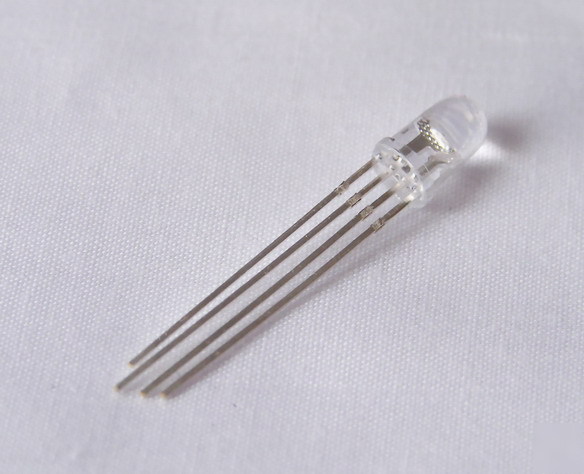 5X 5MM red/green/blue 4 pin common anode leds