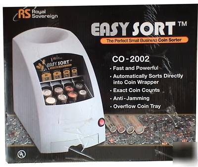 New royal sovereign 2 row automatic coin sorter - 