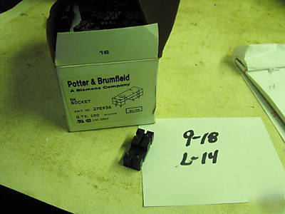 1 box potter brumfield p/n 27E936 rk socket l-14 09-18