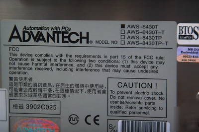 Advantech aws-8430T industrial pc,ipc,pca-6145B #4
