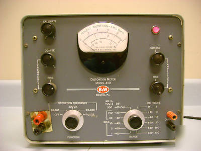 B & w distortion meter model 410 used no 