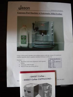 Cappuccino & espresso machine-home/ bar/ business- 