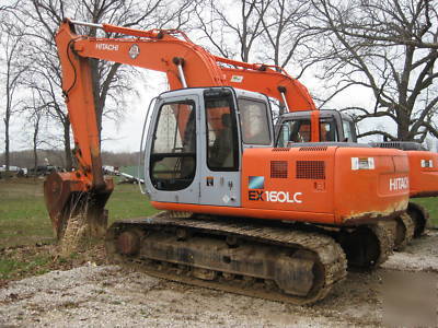 Hitachi EX160LC excavator ready to work 