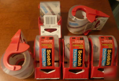 6 rolls of scotch high performance packaging tape #142