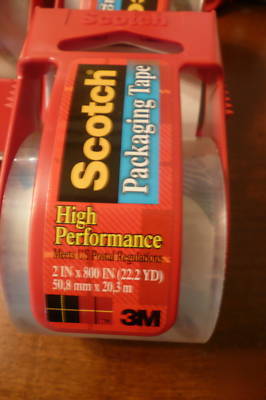 6 rolls of scotch high performance packaging tape #142