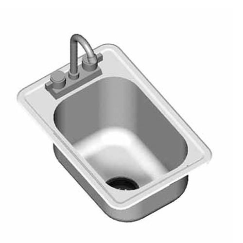 Eagle SR10-14-5-1 drop in sink, one compartment, inside