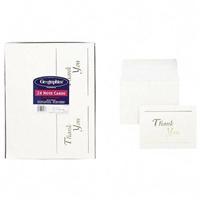 Geographics professional thank you note card - 45177