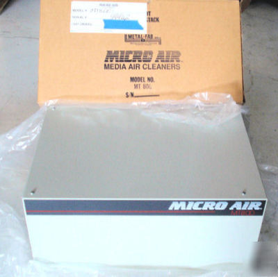 New micro media MT800 air cleaner, 