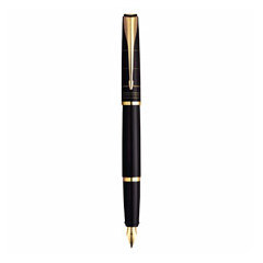Parker pen company fountain PEN23K gold plated trimsla