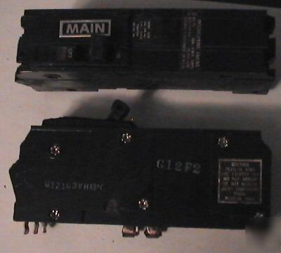 Used square d 100 amp qo universal main circuit breaker
