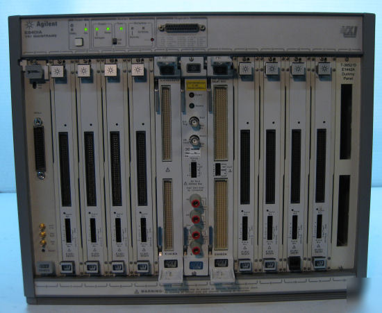 Agilent vxi mainframe E8401A w/ several modules