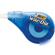 Bic 50589: wite-outÂ® brand correction tape, 4/pack