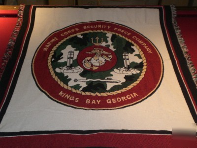 Marine corps security force company throw blanket