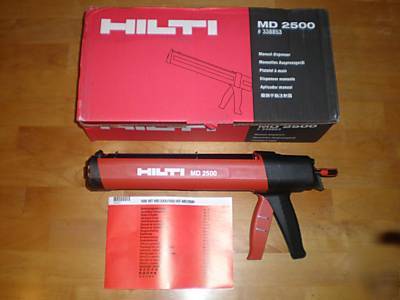 New hilti hit md 2500 epoxy glue gun dispenser - brand 