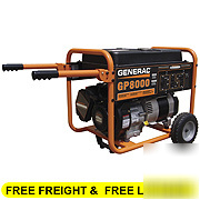 New generac 5680 gp series 8000 watt portable generator