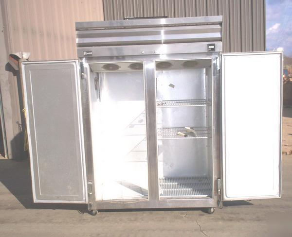 Randell industrial freezer 2 door stainless 47 cu ft