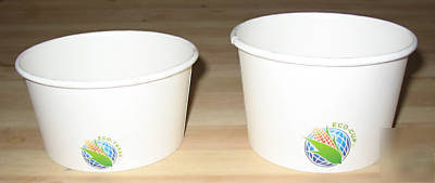 Plastic lids for 12 & 16 oz compostable soup bowls 1000