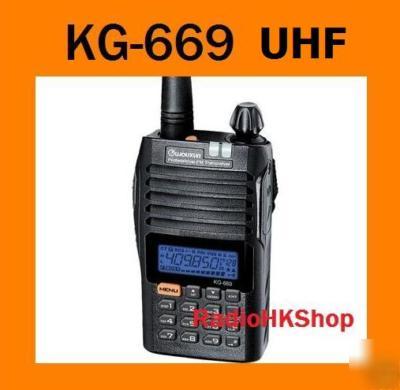 Wouxun kg-669 uhf 400-470MHZ pro ham radio KG669