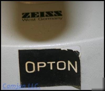 Zeiss opton inverted microscope, 