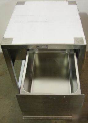 New john boos ss utility cart with drawer, 23
