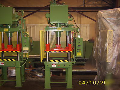 Recondition 20 ton modern 4-post hydraulic trim press