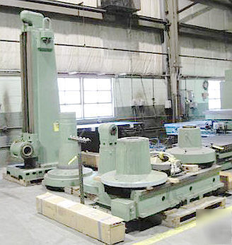 Scharmann horizontal boring mill, cnc rotary table FB16