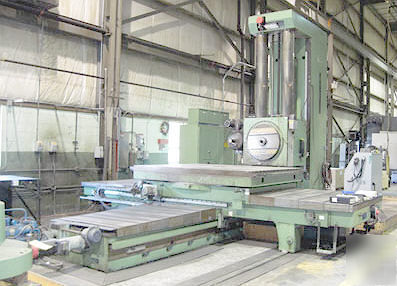 Scharmann horizontal boring mill, cnc rotary table FB16