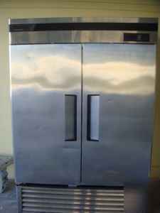 2 door stainless steel commercial refrigerator