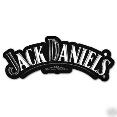 Jack daniel's whiskey tennessee traditions car sticker