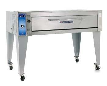 New bakers pride electric 1-deck pizza oven, 74
